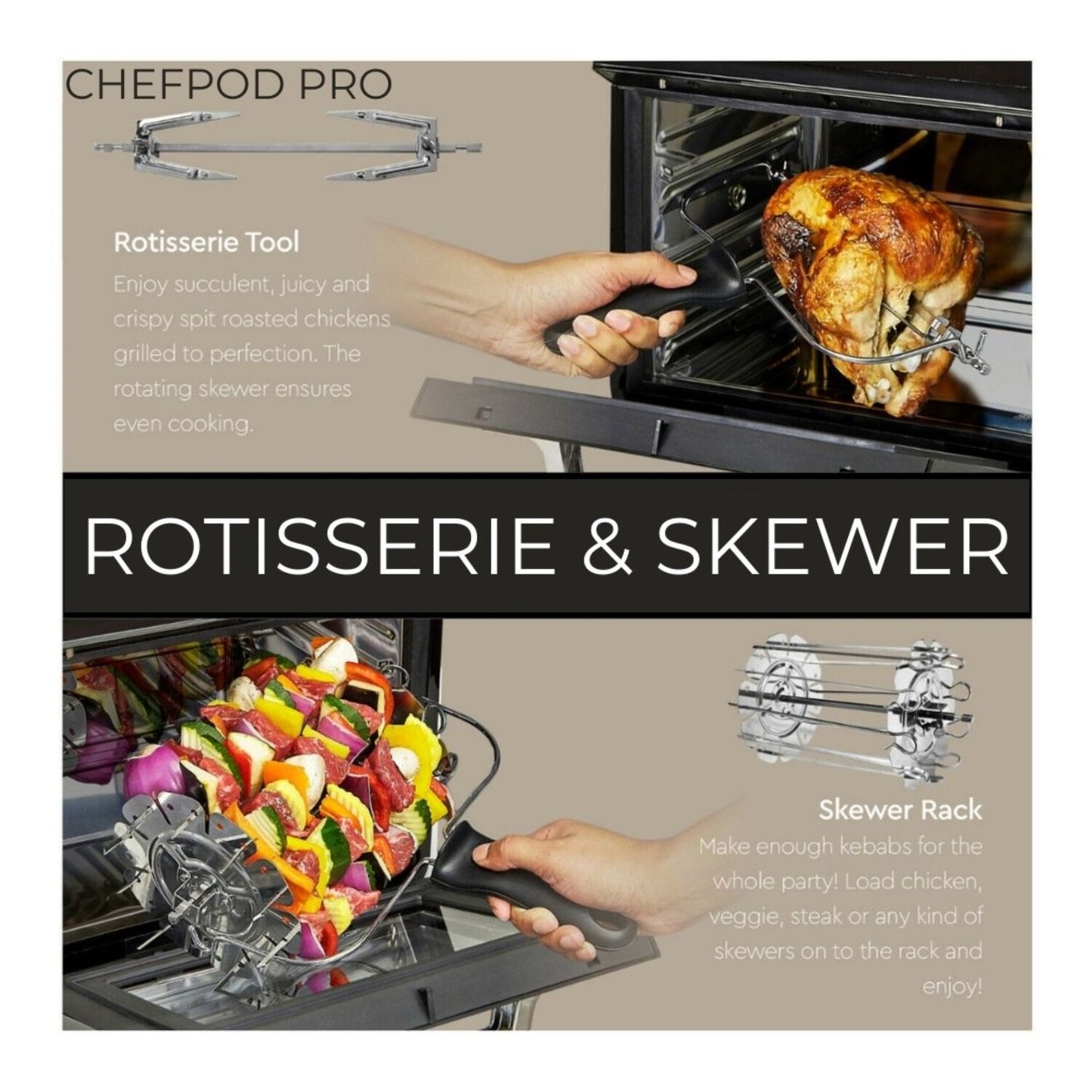Air Fryer Oven Digital Touchscreen 13 QT Family