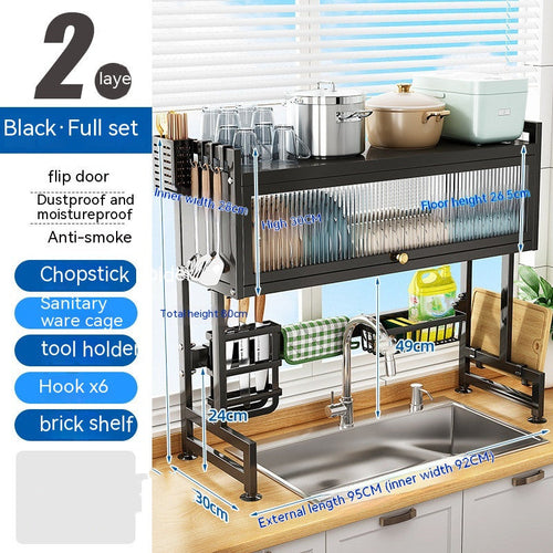 Kitchen Over Sink Storage Rack