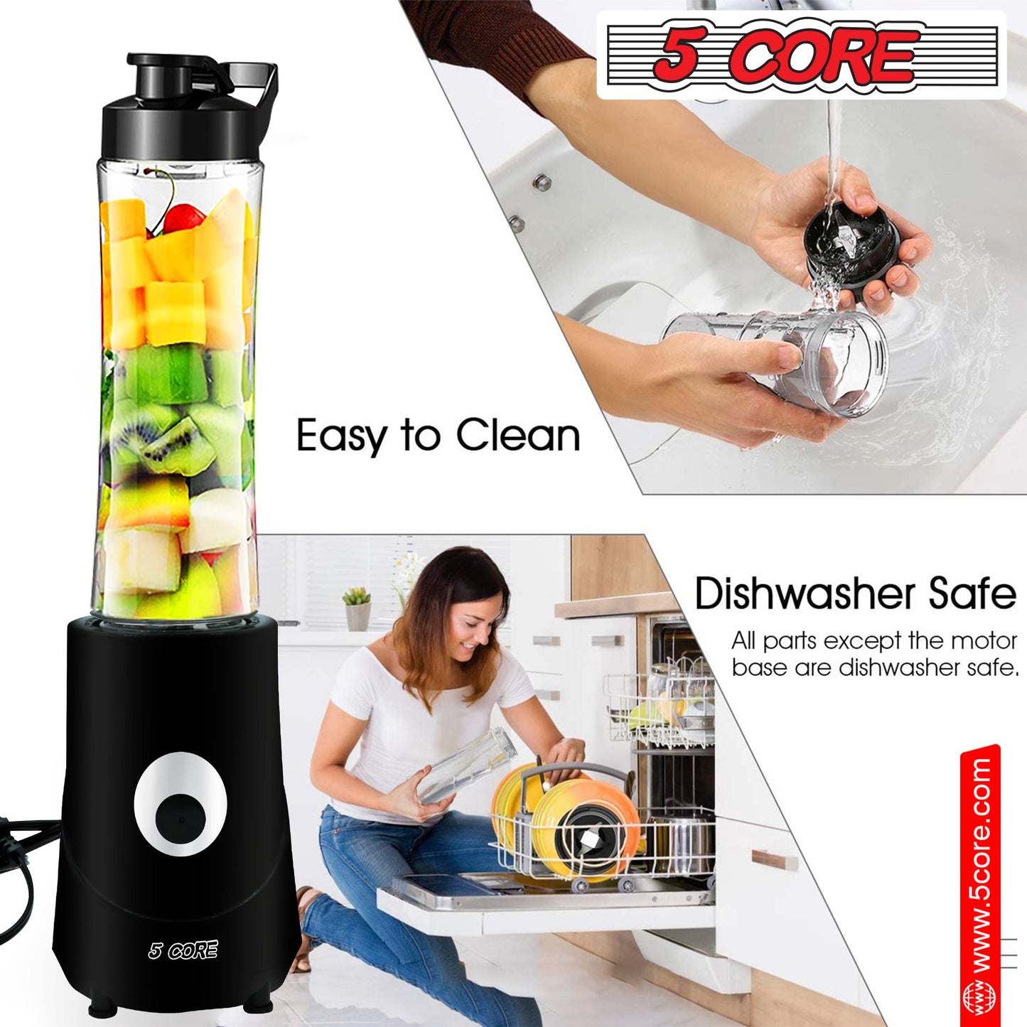 Personal Blender for Kitchen 20Oz Capacity 160W