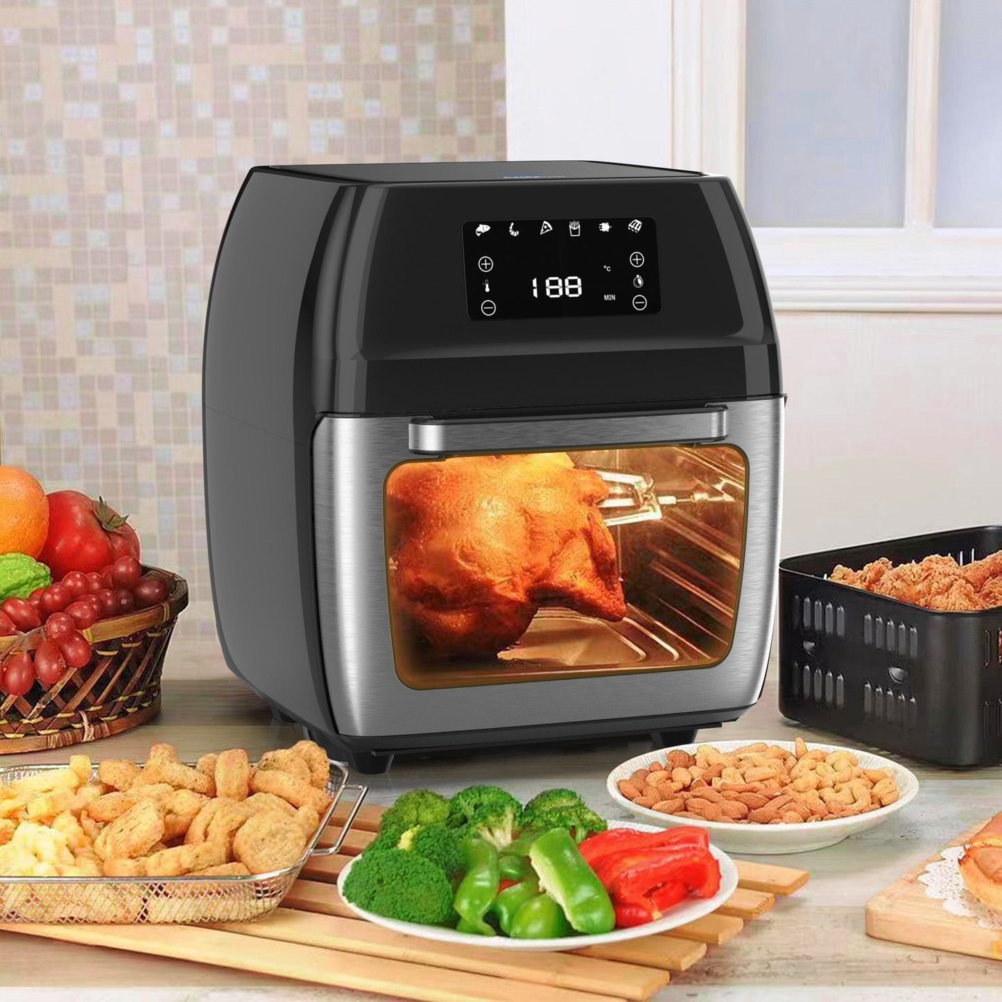 Air Fryer Oven Digital Touchscreen 13 QT Family