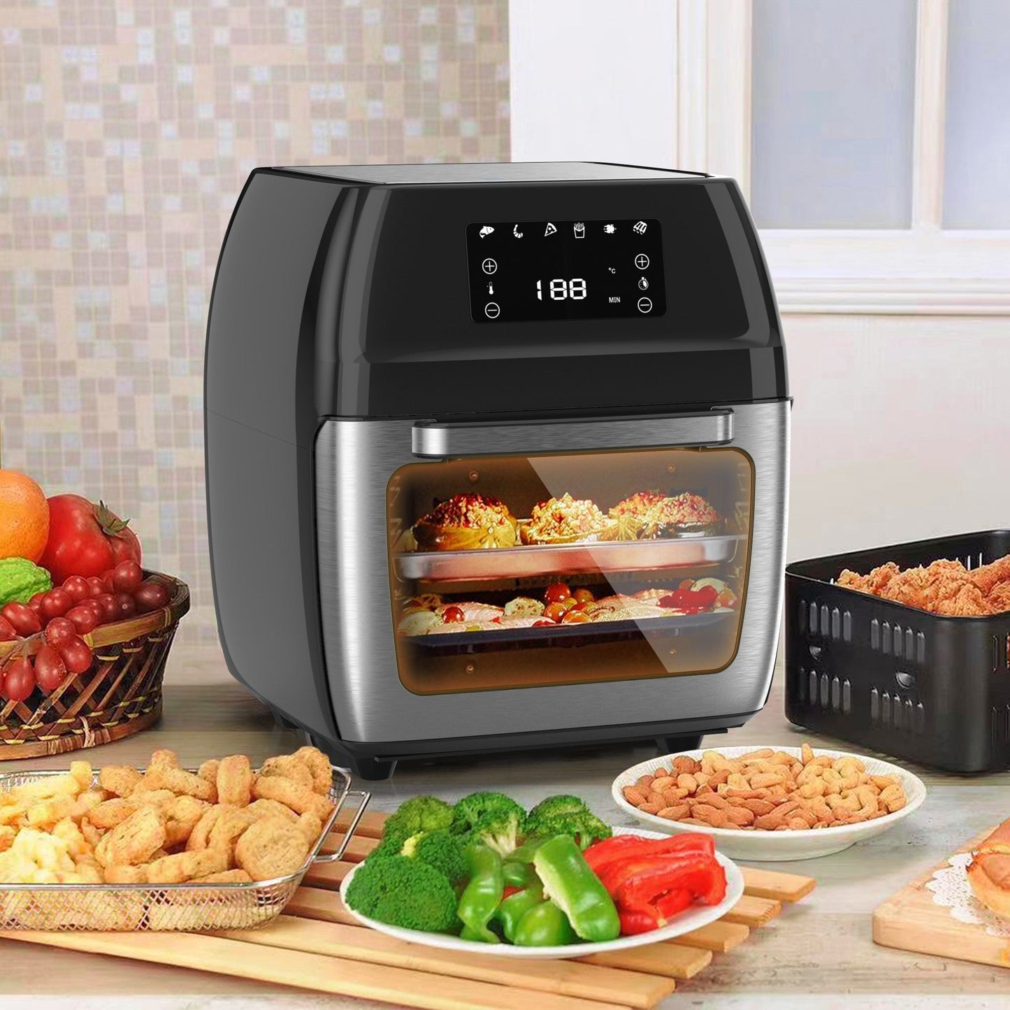 Air Fryer Oven Digital Touchscreen 13 QT Family