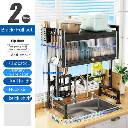 Kitchen Over Sink Storage Rack