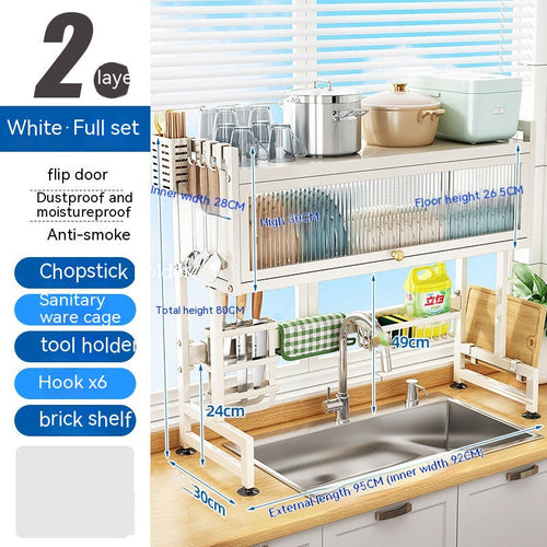 Kitchen Over Sink Storage Rack