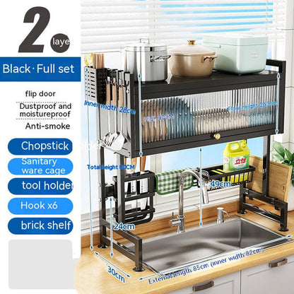 Kitchen Over Sink Storage Rack