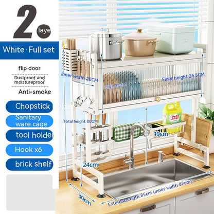 Kitchen Over Sink Storage Rack