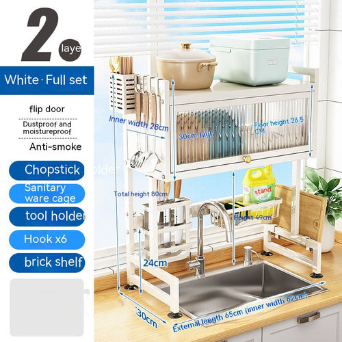 Kitchen Over Sink Storage Rack